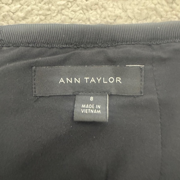 Ann Taylor Black and White Herringbone Skirt - Picture 4 of 8